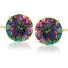 image:imageRossSimons 850 ct tw Mystic Topaz Stud Earrings in 14kt Yellow Gold