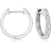 image:imageRossSimons Diamond Huggie Hoops Earring in 14kt GoldDiamond