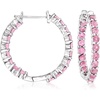 image:imageRossSimons Gemstone Hoop Earrings in Sterling Silvertourmalinee