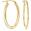 image:imageRossSimons Italian 14kt Yellow Gold Oval Hoop Earrings