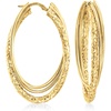 image:imageRossSimons Italian 14kt Yellow Gold Triple Hoop Earrings