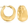 image:imageRossSimons Italian 18kt Gold Over Sterling Hoop Earrings