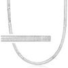 image:imageRossSimons Italian 4mm Sterling Silver Herringbone NecklaceNo Gemstone