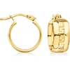 image:imageRossSimons Italian Greek Key Huggie Hoop Earrings in 14kt Yellow Gold