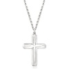 image:imageRossSimons Italian Sterling Silver Cross Necklace 18 inches