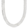 image:imageRossSimons Italian Sterling Silver Layered Herringbone Necklace 18 inches