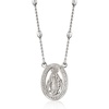 image:imageRossSimons Italian Sterling Silver Miraculous Medal Bead Station NecklaceNo Gemstone