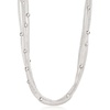 image:imageRossSimons Italian Sterling Silver MultiStrand Mesh NecklaceNo Gemstone