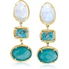 image:imageRossSimons MultiGemstone Drop Earrings in 18kt Gold Over Sterling