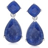 image:imageRossSimons Precious Gemstone Drop Earrings in Sterling Silverblue