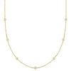 image:imageRossSimons Pure Collection 020 ct tw Diamond Station Necklace in 14kt Yellow Gold 18 inches