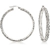 image:imageRossSimons Sterling Silver ExtraLarge Byzantine Hoop Earrings