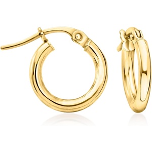 image:imagePure Collection by RossSimons Italian 14kt Yellow Gold 2mm Small Hoop Earrings