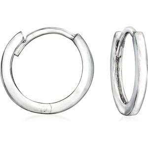 image:imageRossSimons 14kt White Gold Huggie Hoop Earrings