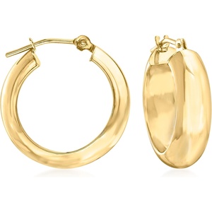 image:imageRossSimons 14kt Yellow Gold Small Hoop Earrings