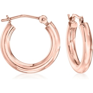 image:imageRossSimons 25mm 14kt Rose Gold Hoop Earrings