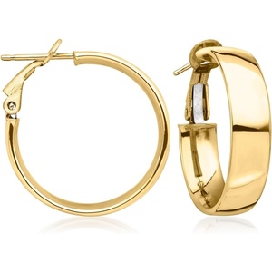 image:imageRossSimons Italian 14kt Yellow Gold Hoop Earrings