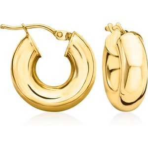 image:imageRossSimons Italian 5mm 14kt Yellow Gold Huggie Hoop Earrings