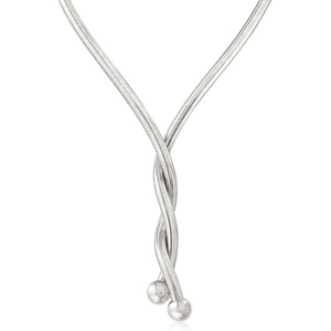 image:imageRossSimons Italian Sterling Silver Flexible 4In1 NecklaceBracelet
