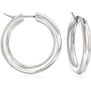 image:imageRossSimons Italian Sterling Silver Hoop Earrings