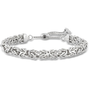 image:imageRossSimons Sterling Silver Byzantine Bolo Bracelet