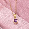 image:imagePure Collection by RossSimons 021 Carat Amethyst Pendant Necklace in 14kt Yellow GoldAmethyst