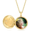 image:imageRossSimons 010 ct tw Diamond Celestial Locket Necklace in 18kt Gold Over Sterling 18 inches