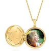 image:imageRossSimons 010 ct tw Diamond Celestial Locket Necklace in 18kt Gold Over Sterling 18 inches