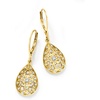 image:imageRossSimons 010 ct tw Diamond Openwork Teardrop Earrings in Sterling