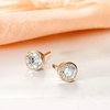 image:imageRossSimons 100 ct tw BezelSet Diamond Stud Earrings in 14kt Yellow Gold