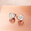 image:imageRossSimons 100 ct tw BezelSet Diamond Stud Earrings in 14kt Yellow Gold