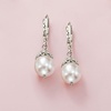 image:imageRossSimons 1011mm Cultured Pearl Drop Earrings in Sterling Silver