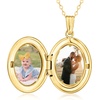 image:imageRossSimons 10kt Yellow Gold Personalized Oval Locket Necklace20 Inches