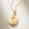 image:imageRossSimons 10kt Yellow Gold Personalized Oval Locket Necklace200 Inches