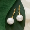 image:imageRossSimons 1314mm Cultured Pearl Drop Earrings in 14kt Yellow Gold
