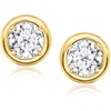 image:imageRossSimons 14kt Yellow Gold Bezel Earring Jackets