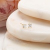 image:imageRossSimons 14kt Yellow Gold Round Diamond Stud Earrings HI Color  I1I2 Clarity