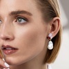 image:imageRossSimons 14kt Yellow GoldPlated Drop Earrings With Simulated Multicolored Gemstones and Pearls