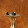 image:imageRossSimons 200 ct tw Black Diamond Stud Earrings in 14kt White Gold