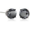 image:imageRossSimons 200 ct tw Black Diamond Stud Earrings in 14kt White Gold
