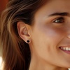 image:imageRossSimons 200 ct tw Black Diamond Stud Earrings in 14kt White Gold