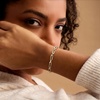 image:imageRossSimons Italian 14kt Yellow Gold Paper Clip Link Braceletno gemstone