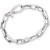 image:imageRossSimons Italian Sterling Silver Paper Clip Link Braceletno gemstone