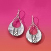 image:imageRossSimons MotherofPearl BaliStyle Teardrop Earrings in Silver