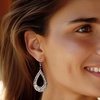 image:imageRossSimons Sterling Silver Byzantine Open Teardrop Earrings