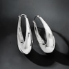 image:imageRossSimons Sterling Silver Graduated Hoop Earrings