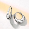 image:imageRossSimons Sterling Silver Graduated Hoop Earrings