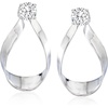 image:imageRossSimons Sterling Silver Ribbon Drop Earring Jackets