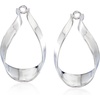 image:imageRossSimons Sterling Silver Ribbon Drop Earring Jackets