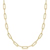 image:imageCharles Garnier 18kt Gold Over Sterling Paper Clip Link Necklace 17 inches